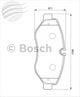Bosch FRONT BRAKE PADS MERCEDES-BENZ SPRINTER 215 BP1031