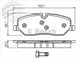 Bosch FRONT BRAKE PADS LRG DISCOVERY IV BP1058