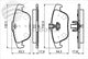 Bosch REAR BRAKE PADS MERCEDES-BENZ C-KLASSE 204 BP1073