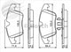 Bosch FRONT BRAKE PADS LRG RANGE ROVER BP1118