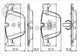 Bosch REAR BRAKE PADS BMW X 5 E 70 BP1206