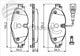Bosch FRONT BRAKE PADS AUDI A3 8V BP1505