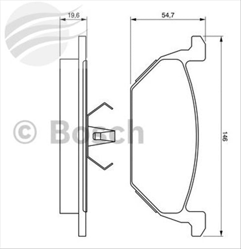 Bosch FRONT BRAKE PADS SET AUDI A1 A3 GOLD IV BORA BP175
