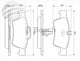 Bosch REAR BRAKE PADS MERCEDES-BENZ E-KLASSE 211 BP412