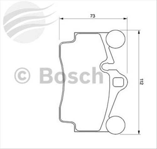 Bosch REAR BRAKE PADS AUDI Q7 4LB BP450