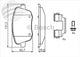 Bosch FRONT BRAKE PADS VOLKSWAGEN POLO 9N3 BP967