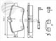 Bosch FRONT BRAKE PADS MERCEDES-BENZ B-KLASSE 245 BP995