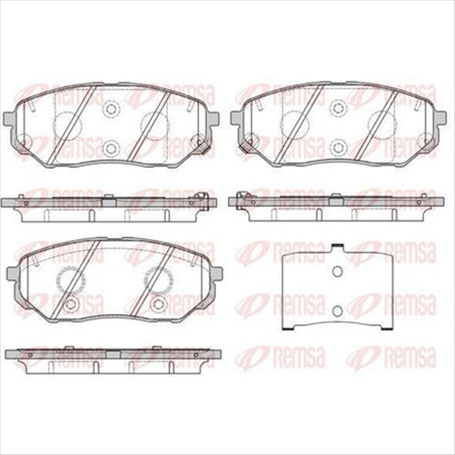 Remsa FRONT BRAKE PAD SET KIA SORRENTO