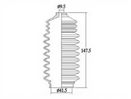 STEERING RACK BOOT KIT NISSAN - BS66156