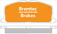 BREMTEC PRO-LINE BRAKE PADS SET TOYOTA CAMRY SV11 1983-87 BT004PRO