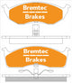 BREMTEC TRADE-LINE BRAKE PADS SET CHRYSLER GRAND VOYAGER 3.3 BT021TS