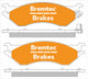 BREMTEC PRO-LINE BRAKE PADS SET FORD F150 4X2, 4X4 BT029PRO