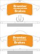 BREMTEC TRADELINE BRAKE PAD SET REAR JEEP GRAND CHEROKEE 2000-02 BT035TS