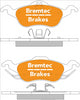 BREMTEC TRADE-LINE BRAKE PADS SET FORD FOCUS 1998-04 BT037TS