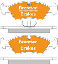 BREMTEC TRADE-LINE BRAKE PADS SET HOLDEN ASTRA TR, TS 1996-98 BT041TS