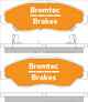 BREMTEC PRO-LINE BRAKE PADS SET KIA SPORTAGE 4X4 WAGON 1998- BT064PRO