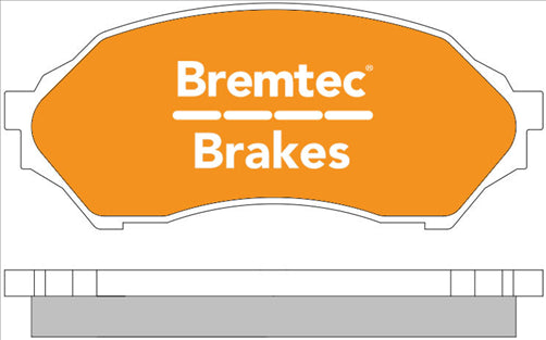 BREMTEC PRO-LINE BRAKE PADS SET FORD LASER KQ 98-02 BT065PRO