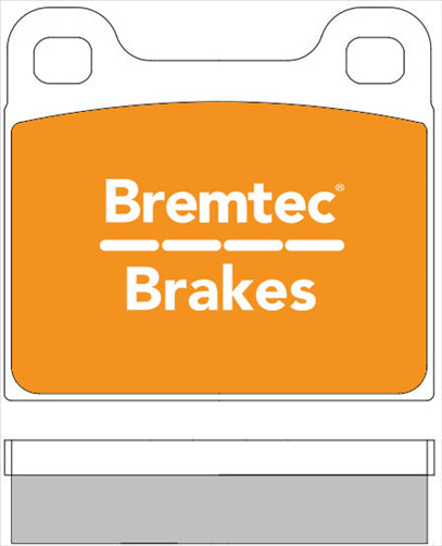 BREMTEC TRADELINE BRAKE PAD SET REAR AUDI, ALFA ROMEO, BMW BT066TS