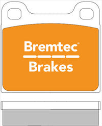BREMTEC TRADE-LINE BRAKE PADS SET SAAB 9000 2.0L 1986- BT080TS