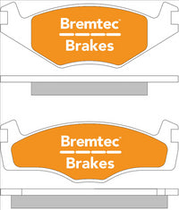 BREMTEC TRADE-LINE BRAKE PADS SET VOLKSWAGEN GOLF 1.4, 1.8 BT082TS