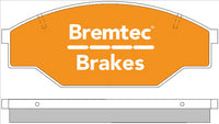 BREMTEC 4WD BRAKE PADS SET TOYOTA HILUX LN, YN SERIES BT084E