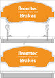 BREMTEC 4WD BRAKE PADS SET MAZDA B SERIES 85-96 BT085E