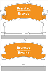 BREMTEC TRADE-LINE BRAKE PADS SET TOYOTA CAMRY 93-97 BT087TS