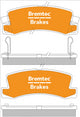 BREMTEC TRADE-LINE BRAKE PADS SET TOYOTA CAMRY 93-97 BT087TS