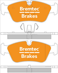 BREMTEC TRADELINE BRAKE PAD SET FRONT BMW 3 SERIES (E91, E92, E93) BT1021TS