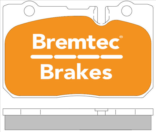 BREMTEC 4WD BRAKE PADS SET LEXUS LS400 1993-00 BT1030E