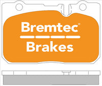 BREMTEC TRADE-LINE BRAKE PADS SET LEXUS LS400 1993-00 BT1030TS