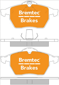 BREMTEC TRADE-LINE BRAKE PADS SET HOLDEN VECTRA JR-JS 97- BT1040TS