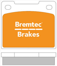 BREMTEC TRADELINE BRAKE PAD SET REAR VOLVO 260 SERIES 1983-93 BT1043TS