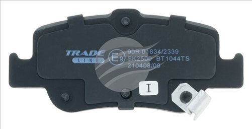BREMTEC TRADELINE BRAKE PAD SET REAR TOYOTA AURIS 1.4TD (NDE150) BT1044TS