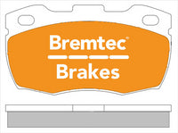 BREMTEC EURO-LINE BRAKE PADS SET BT1053ELC