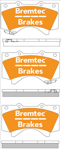 BREMTEC EVOLVE PERFORMANCE CERAMIC+ TOYOTA LANDCRUISER 200 SERIES BT1067EV550
