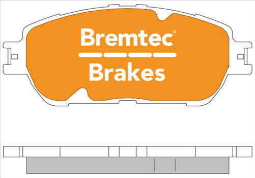 4WD BRAKE PADS SET LEXUS ES300 MCV30R 2001-06 BT1070E