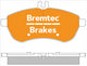 BREMTEC TRADE-LINE BRAKE PADS SET MERCEDES C CLASS S204 C200&220 BT1078TS