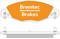 BREMTEC EURO-LINE BRAKE PADS SET CITROEN C5 2.2d&i 2.7d&i 3.0V6 BT1083ELC