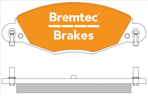 EURO-LINE BRAKE PADS SET CITROEN C5 2.2d&i 2.7d&i 3.0V6 BT1083ELC