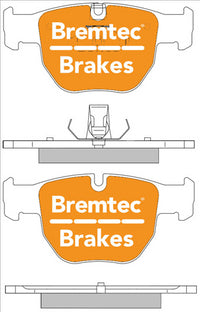 BREMTEC EURO-LINE HD BRAKE PADS SET L/ROVER R/ROVER III (LM) 4.4 BT1088ELH