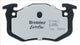 BREMTEC EURO-LINE BRAKE PAD REAR SET PEUGEOT 206 306. MEGANE CLIO BT1089ELC
