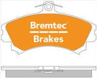 BREMTEC EURO-LINE BRAKE PADS SET SMART FORFOUR 2004- BT1093ELC