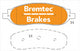BREMTEC PRO-LINE BRAKE PADS SET FORD F250 SUPER DUTY 6.7TDi BT11020PRO