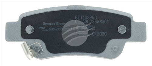 BREMTEC PRO-LINE BRAKE PADS SET HONDA CRV III 2.0, 2.4 (BOSCH) BT1103PRO