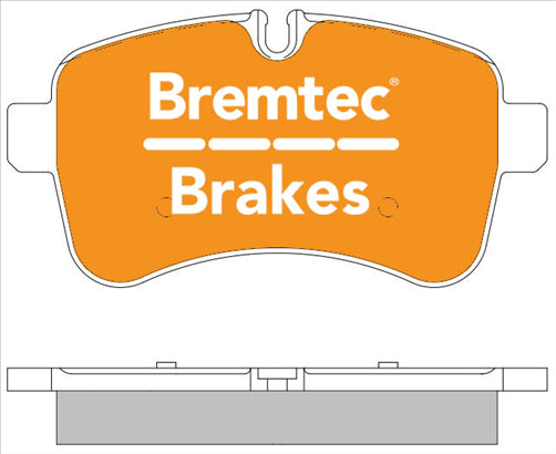 BREMTEC EURO-LINE BRAKE PADS SET BT1105ELC