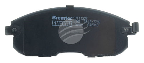 BREMTEC ENDURE BRAKE PAD FRONT SET PULSAR MAXIMA LAFESTA TEANA BT1122E