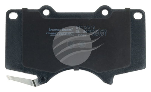 BREMTEC TRADE-LINE BRAKE PAD FRONT SET HILUX PRADO FORTUNA PAJERO BT1125TS