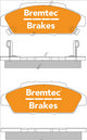 BREMTEC TRADE-LINE BRAKE PADS SET HONDA ACCORD 1.8, 2.0, 2.2 BT112TS