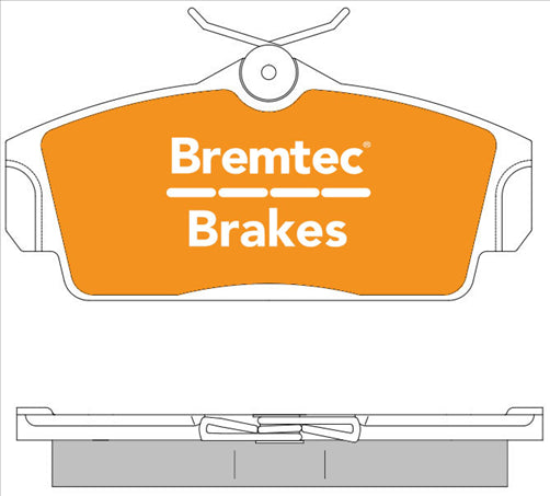 BREMTEC PRO-LINE BRAKE PADS SET NISSAN PULSAR (LUCAS) 2000-06 BT1135PRO